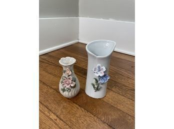 Vase Lot Of Two Porcelain Vases