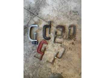 Lot Of Six C Clamps