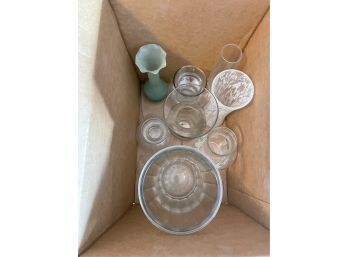 Boxed Glass Vase Lot