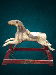 Antique Ride On Rocking Horse