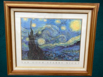 Framed Starry Night Print