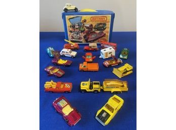 Matchbox Carry Case And Cars (detailed Inside)