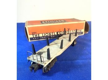 Lionel No. 2411 Flat Car