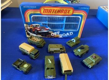 Matchbox Off The Road Case, Hot Wheels 1974 Redline US Army Military Police