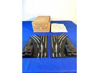 Lionel No. 1122 Non Derailing Remote Control 027 Switches