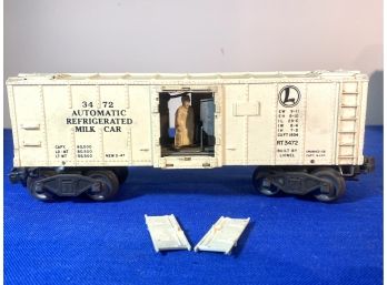 Lionel No. 3472 Automatic Refrigerated Milk Car