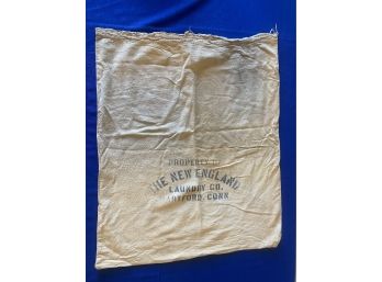 New England Laundry Co. Hartford, CONN. Laundry Bag