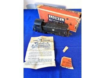 Lionel No. 623 Diesel Switcher Locomotive