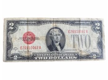 1928 $2 Red Seal Note