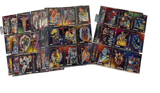 1992 Set Of Super Hero Cards