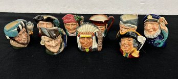 Lot Of Nine Royal Doulton Toby Mugs