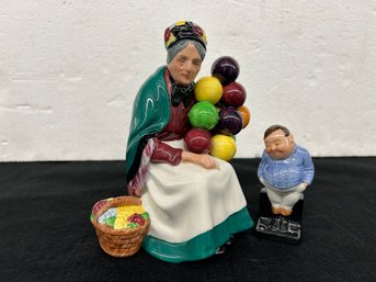 Royal Doulton Balloon Lady And Fat Boy