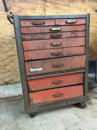 Redline Tool Chest - 27x38x17 - Rusty - Includes Tools