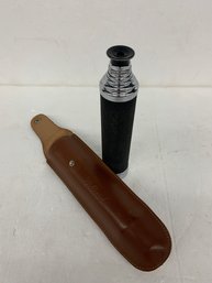 Telescope With Leather Case