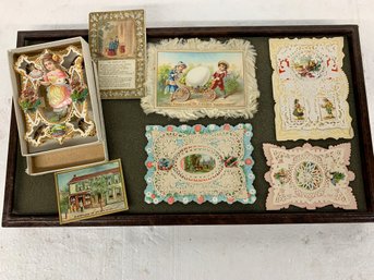 Small Lot Of Victorian Greeting Cards