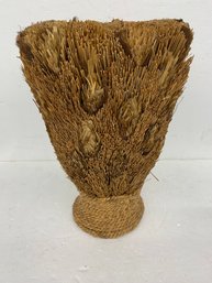 Unusual Straw Basket -