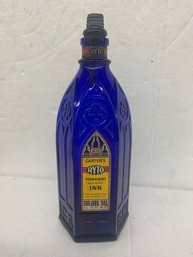 Cobalt Carters Ink Bottle