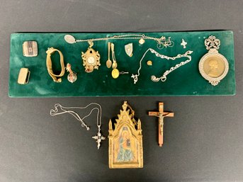 Lot Of Jewelry  Including Religious Items