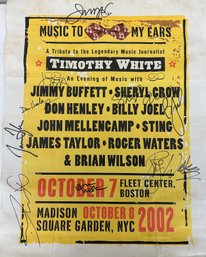 2002 Signed Concert Poster