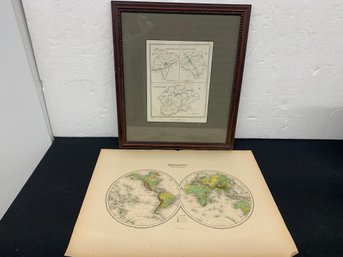 Two Maps - One Framed