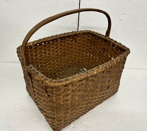 Large Rectangular Splint Gathering Basket - 14x20