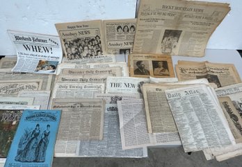 Large Lot Of Newspapers