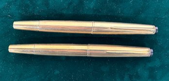 Two Gold Montblanc Meisterstuck Pens # 84