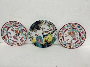 Three Large Decorative Plates