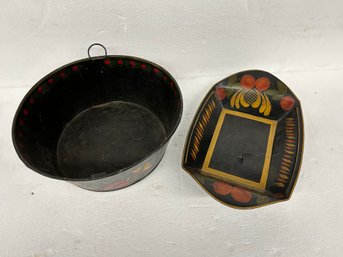 Two Pieces Of Toleware