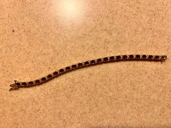 14k Bracelet With 24 Rubies