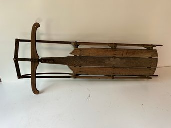 Vintage Steel Runner Sled