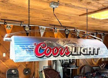 Coors Light Pool Table Light 19x49