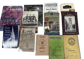 Lot Of Andover MA History Books / Ephemera