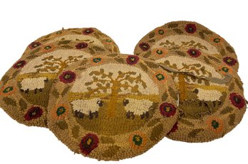 Five Hooked Country Seat Covers Featuring Sheep