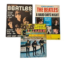 Three Vintage Beatles Magazines