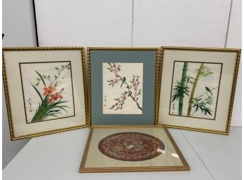 Three  Asian Prints Plus One