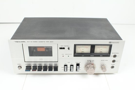 Vintage Realistic SCT-18 Cassette Deck