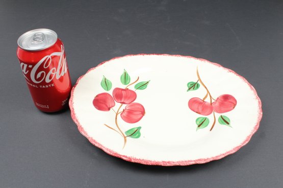 Vintage Ceramic Hand Painted Serving Tray