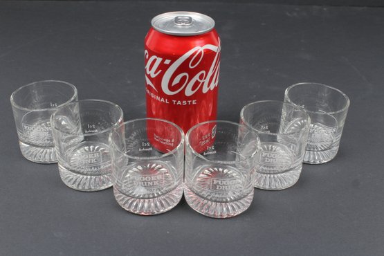 Set Of 6 Fugger Drink Shot Glasses