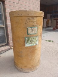 Antique Wooden Storage Shipping Barrel Because Why Not