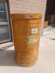Another Antique Storage Shipping Barrel - Wow!