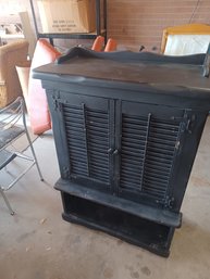 Antique Style Gothic Farm Hutch - Painted