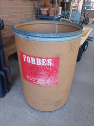 Vintage Cardboard Shipping Storage Barrel Because Why Not