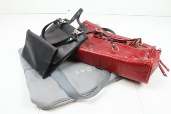 Lot Of Three Handbags - A Giannetti - Avon