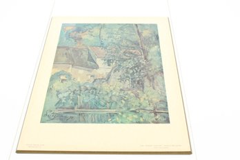 National Gallery Of Art Print Cezanne House Of Pere Lacroix