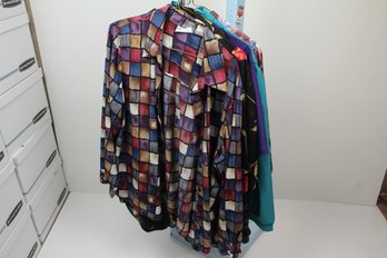 Another Six Fun And Interesting Silky Blouses That You Can Wear