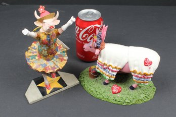 Cow-Lectible I Love Lucy Cow And Cow Parade Dancing Diva