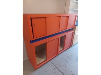 80s Vintage Cabinets From A Video Store - Denver Broncos Colors!