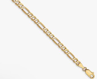 14k 8 Inch Figaro Bracelet