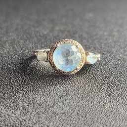 Sterling Silver Blue Topaz Ring